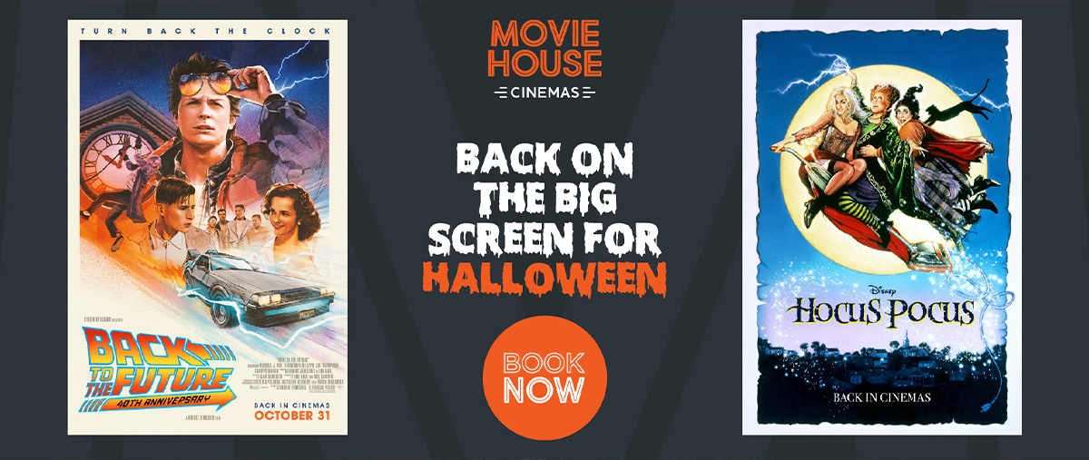 Classic movies at Movie House This Halloween! 👻
