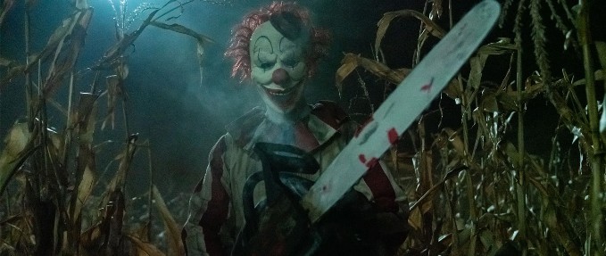 Clown in a Cornfield